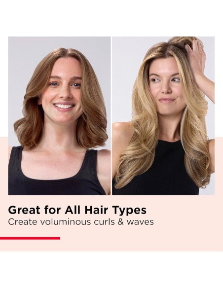 Cepillo Calentado Revlon 1" con Aceite de Coco - Rizos Brillantes