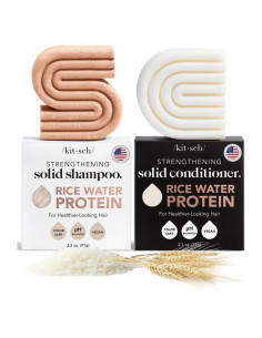 Champú y Acondicionador Sólido Kitsch Rice Water - 2 Piezas
