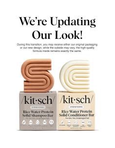 Champú y Acondicionador Sólido Kitsch Rice Water - 2 Piezas 2
