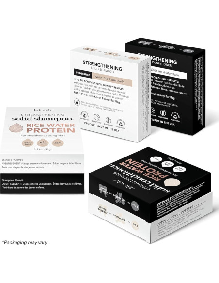 Champú y Acondicionador Sólido Kitsch Rice Water - 2 Piezas