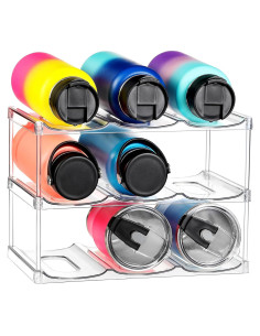 Organizador de Botellas Apilable LANDNEOO 3 Niveles 9 Botellas