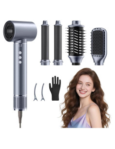 Secador de Pelo Profesional 5 en 1 Dson 1100W con Rizador Automático