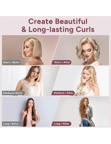 Rizador Automático de Cabello NOBBLEQG 5 Temperaturas 360