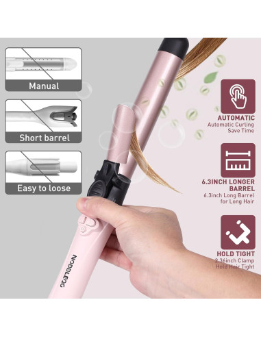 Rizador Automático de Cabello NOBBLEQG 5 Temperaturas 360