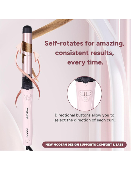 Rizador Automático de Cabello NOBBLEQG 5 Temperaturas 360