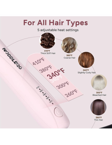 Rizador Automático de Cabello NOBBLEQG 5 Temperaturas 360