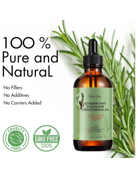 Aceite de Romero Orgánico LUXMIEL 60ml - Crecimiento y Fortalecimiento