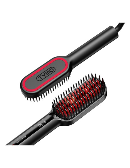 Cepillo Alisador TYMO Mini Iónico Compacto 22.86cm - Calor Rápido