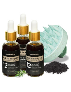 Paquete de 3 Masajeadores de Cuero Cabelludo Umpeimvon 29.57 ml