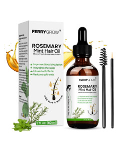 Aceite para el cabello Ferrygrow 60 ml - Romero y Menta