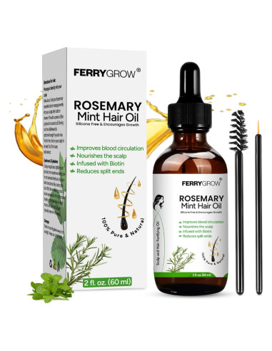 Aceite para el cabello Ferrygrow 60 ml - Romero y Menta