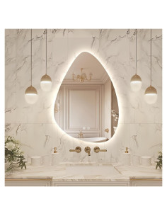 Espejo de Baño LED Irregular Niccy 71.1x50.8cm Anti-vaho