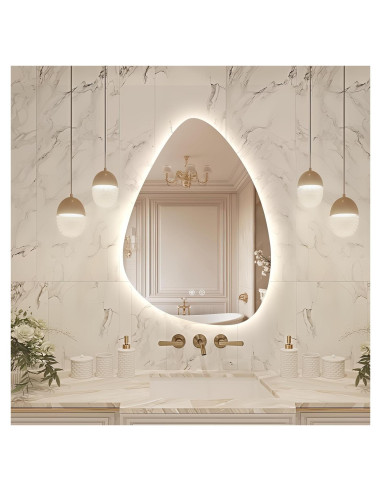 Espejo de Baño LED Irregular Niccy 71.1x50.8cm Anti-vaho