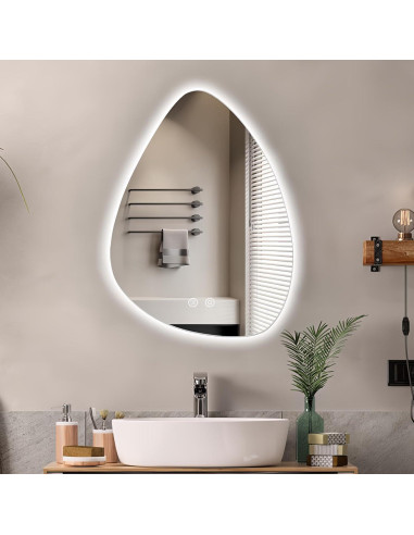 Espejo de Baño LED Irregular Niccy 71.1x50.8cm Anti-vaho