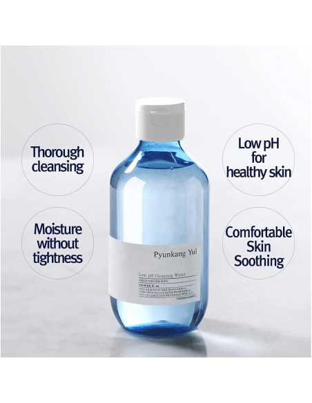 Agua Limpiadora Facial Pyunkang Yul 290 ml - Bajo pH, AHA, Cica