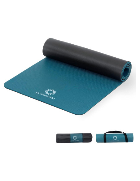 Esterilla de Yoga Primasole 10 mm Antideslizante Verde y Negro