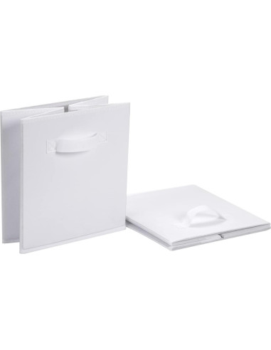 Cajas de Almacenamiento Amazon Basics 6 Piezas Tela Plegable