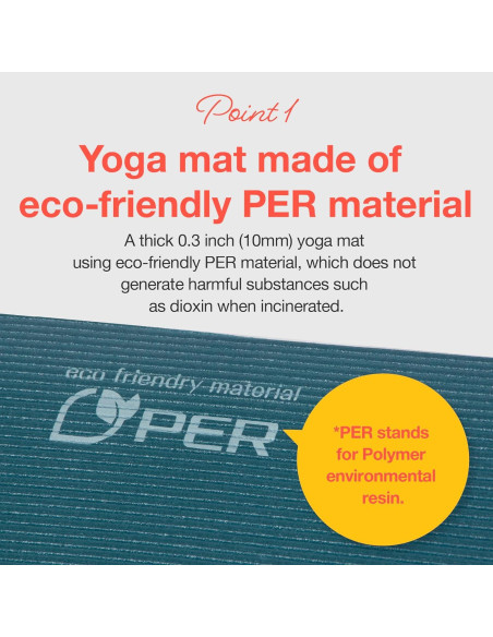 Esterilla de Yoga Primasole 10 mm Antideslizante Verde y Negro