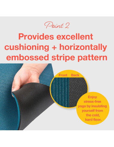 Esterilla de Yoga Primasole 10 mm Antideslizante Verde y Negro