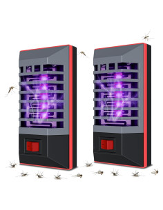 Paquete de 2 trampas eléctricas para insectos voladores Hywean Zapper