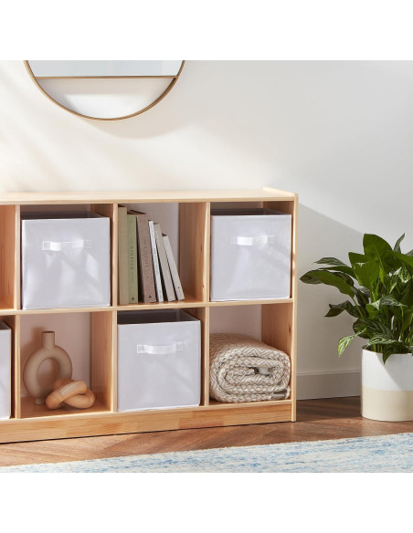 Cajas de Almacenamiento Amazon Basics 6 Piezas Tela Plegable