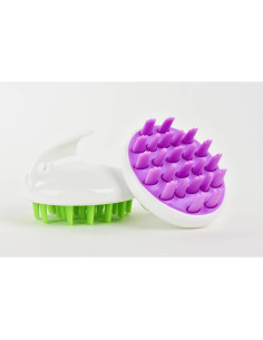 Masajeador de Cuero Cabelludo Zyllion ZMA-12 con Cepillo Exfoliante 2