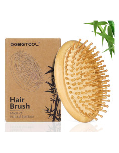Cepillo de Bambú DEBETOOL para Crecimiento del Cabello 11.6cm