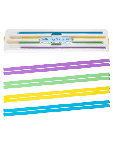 Kit de Tiras de Pulido Dental DANTICY 80 Piezas 15.24 cm