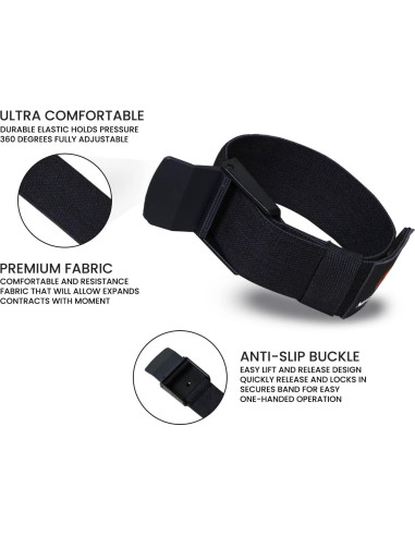 Bandas de Oclusión BFR Mighty Musk - 2 Unidades para Ejercicio