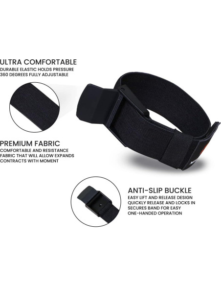 Bandas de Oclusión BFR Mighty Musk - 2 Unidades para Ejercicio