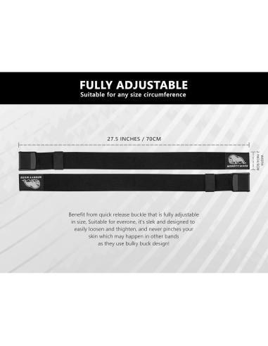 Bandas de Oclusión BFR Mighty Musk - 2 Unidades para Ejercicio