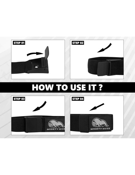 Bandas de Oclusión BFR Mighty Musk - 2 Unidades para Ejercicio