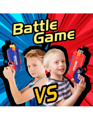 Paquete 2 Pistolas Nerf RLZHLYC + 80 Dardos Espuma