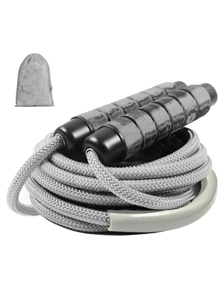 Cuerda de Salto Ajustable FitColt 3.05m con Peso y Mango de Espuma