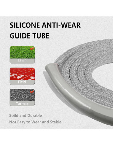 Cuerda de Salto Ajustable FitColt 3.05m con Peso y Mango de Espuma