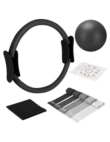 Conjunto de Anillos de Pilates TOPZGLEEY - 35.56 cm, 5 Bandas