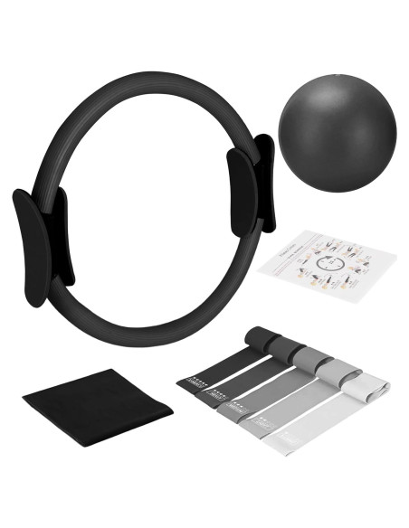 Conjunto de Anillos de Pilates TOPZGLEEY - 35.56 cm, 5 Bandas