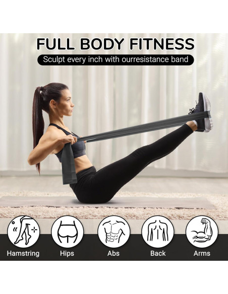 Conjunto de Anillos de Pilates TOPZGLEEY - 35.56 cm, 5 Bandas