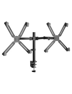 Soporte Doble para Monitor WALI, Ajustable hasta 68,58 cm