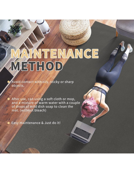 Alfombra de Ejercicio Gxmmat 2.13x3.05m Antideslizante 7mm