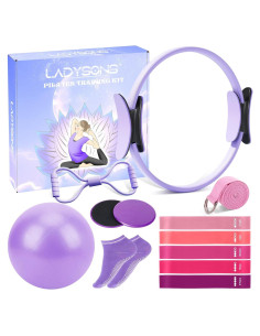 Juego de Anillo de Pilates VENUSFILTER con Accesorios Completo