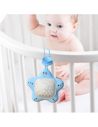 Máquina de Sonido Blanco Portátil Junfu J928 con Proyector de Estrellas