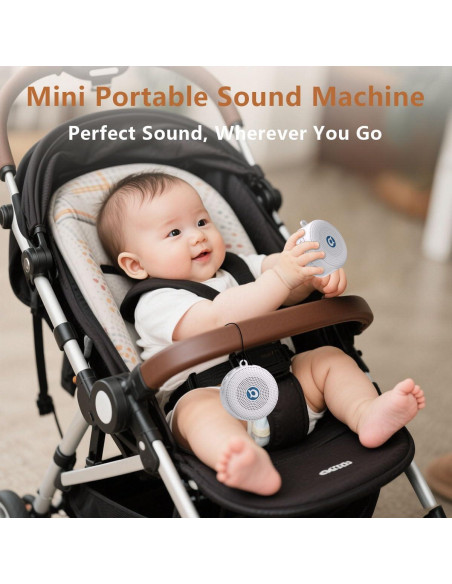 Máquina de Sonido Doble Relax 3D - 30 Sonidos, 32 Niveles