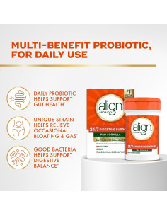 Align Probiotico 63 Cápsulas - Suplemento Digestivo Vegetariano 2