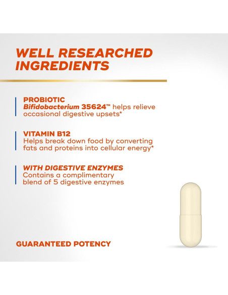 Probioticos Align Alivio de Hinchazón y Digestión 28 Cápsulas
