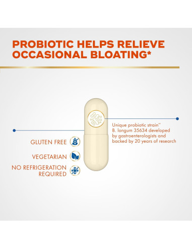 Probioticos Align Alivio de Hinchazón y Digestión 28 Cápsulas