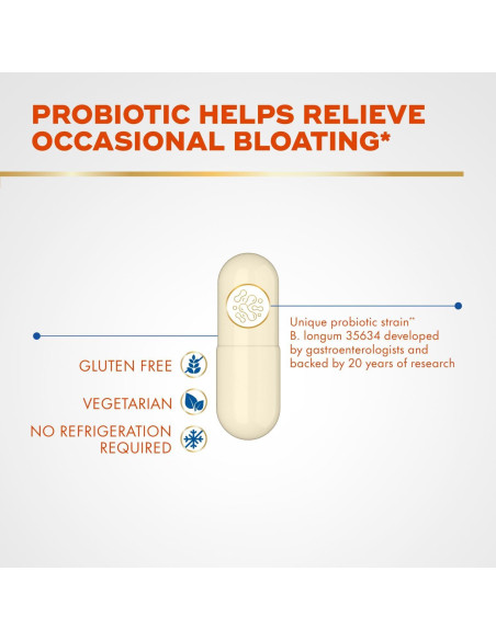 Probioticos Align Alivio de Hinchazón y Digestión 28 Cápsulas