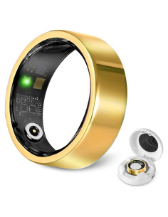 Anillo Inteligente Foileon Dorado para Mujeres - Monitoreo Salud
