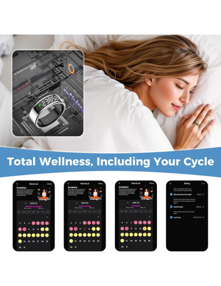 Anillo Inteligente APOBATK R11 con Pantalla Táctil y Monitoreo Anillo Inteligente APOBATK R11 con Pantalla Táctil y Monitoreo