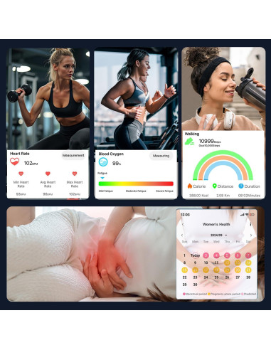 Anillo Inteligente Qiwadu Plata 7 - Monitoreo Salud IP68